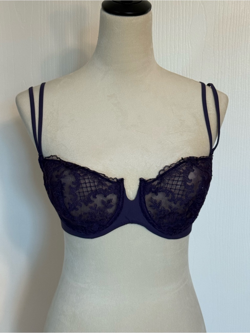 I.D. Sarrieri Sheer Lace Underwire Bra, 34DD